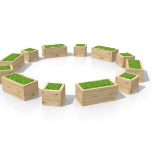 Artificial Grass Circle Seating