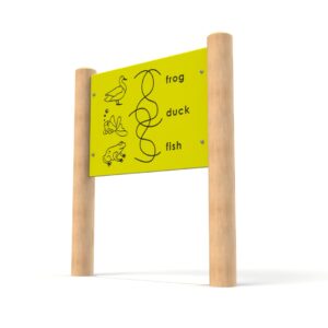 Educational HDPE Duck, Fish, Frog