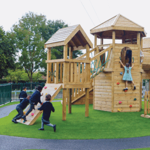Wooden Play Equipment Installer in Kent - Playground Installer Kent - Playground Equipment for Schools
