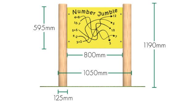 Educational HDPE Number Jumble - Image 3