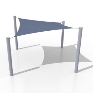 Shade Sail - Steel Posts
