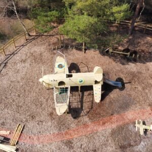 Wooden Spitfire Playground Equipment