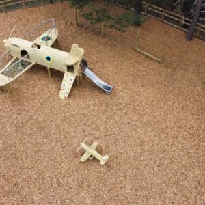 Wooden Spitfire Playground Equipment