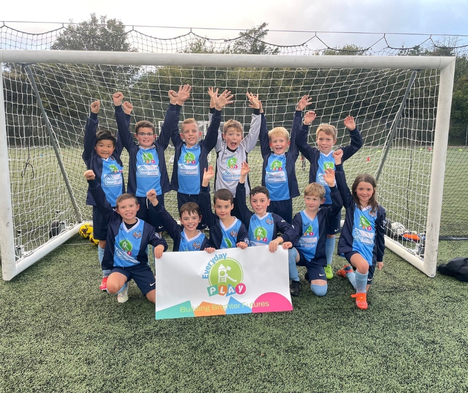 Everyday Play Playground company sponsors Barming Blues