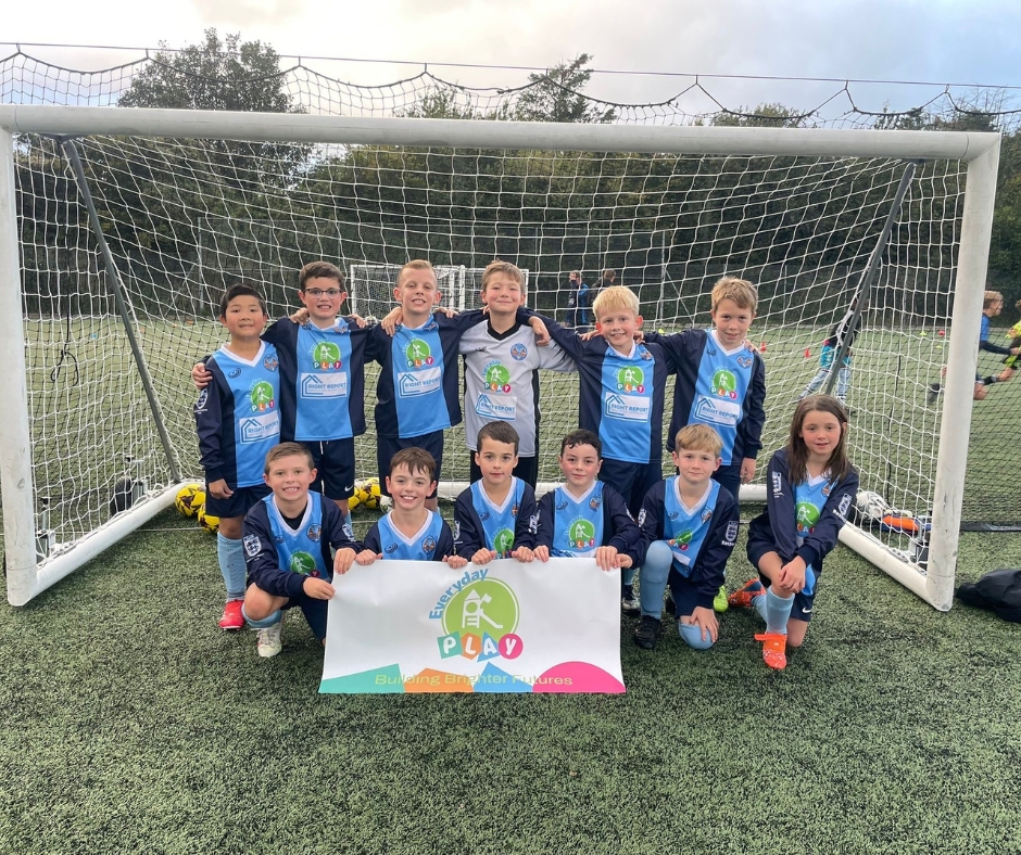 Everyday Play Playground company sponsors Barming Blues