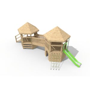 Double Hexagonal Tower Climbing Frame