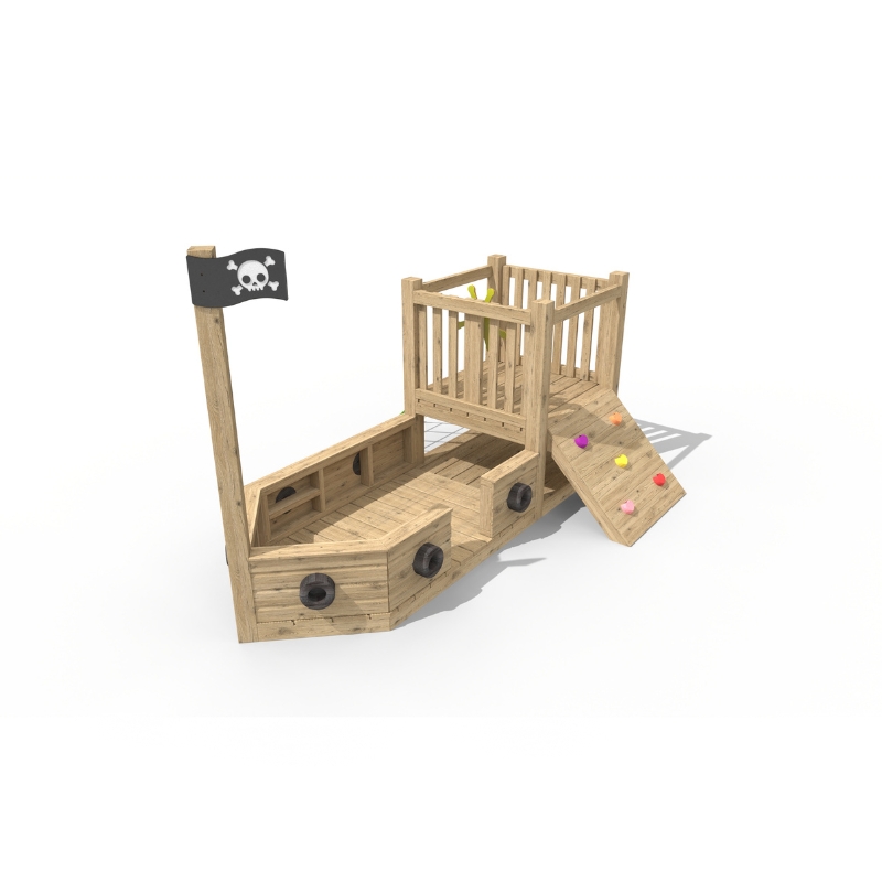 EYFS Pirate Ship Climbing Frame - EYFS Playground Equipment