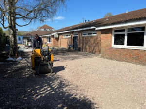 In progress Artificial Grass Installation (4)