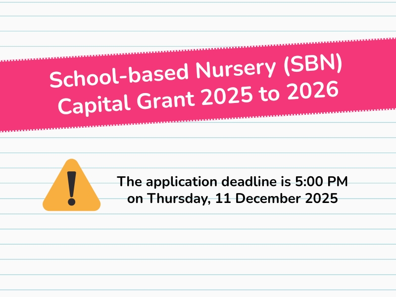 School based Nursery Capital Grant 2025 to 2026
