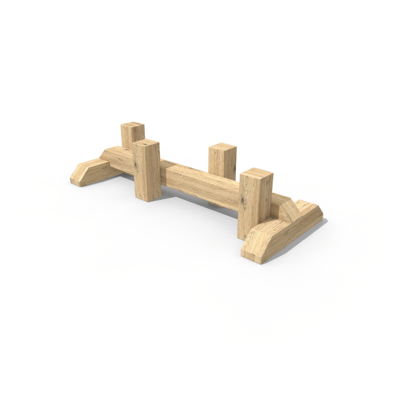 freestanding stepping logs