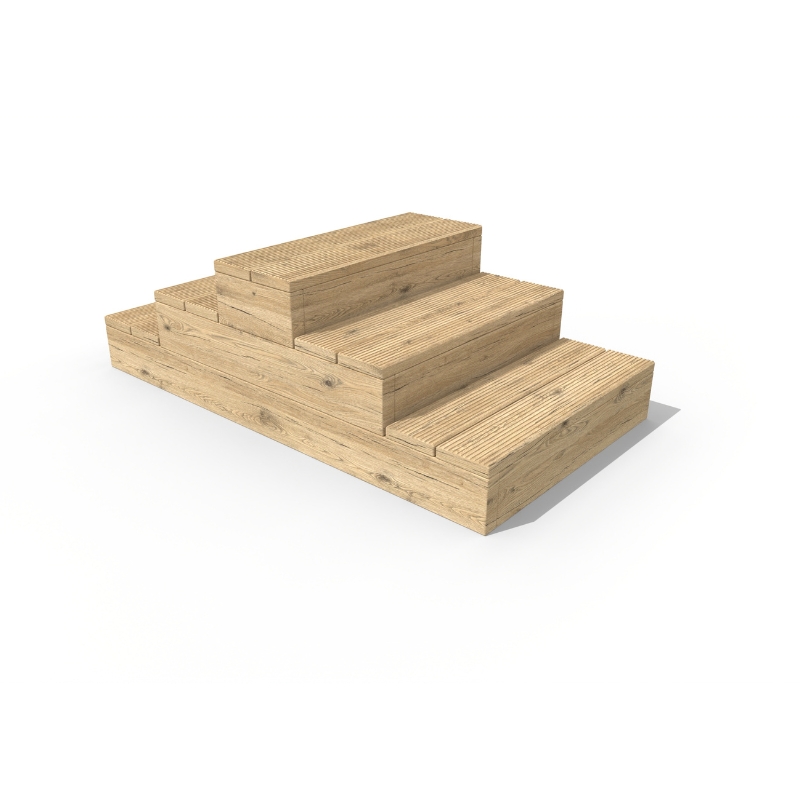 freestanding up and over steps
