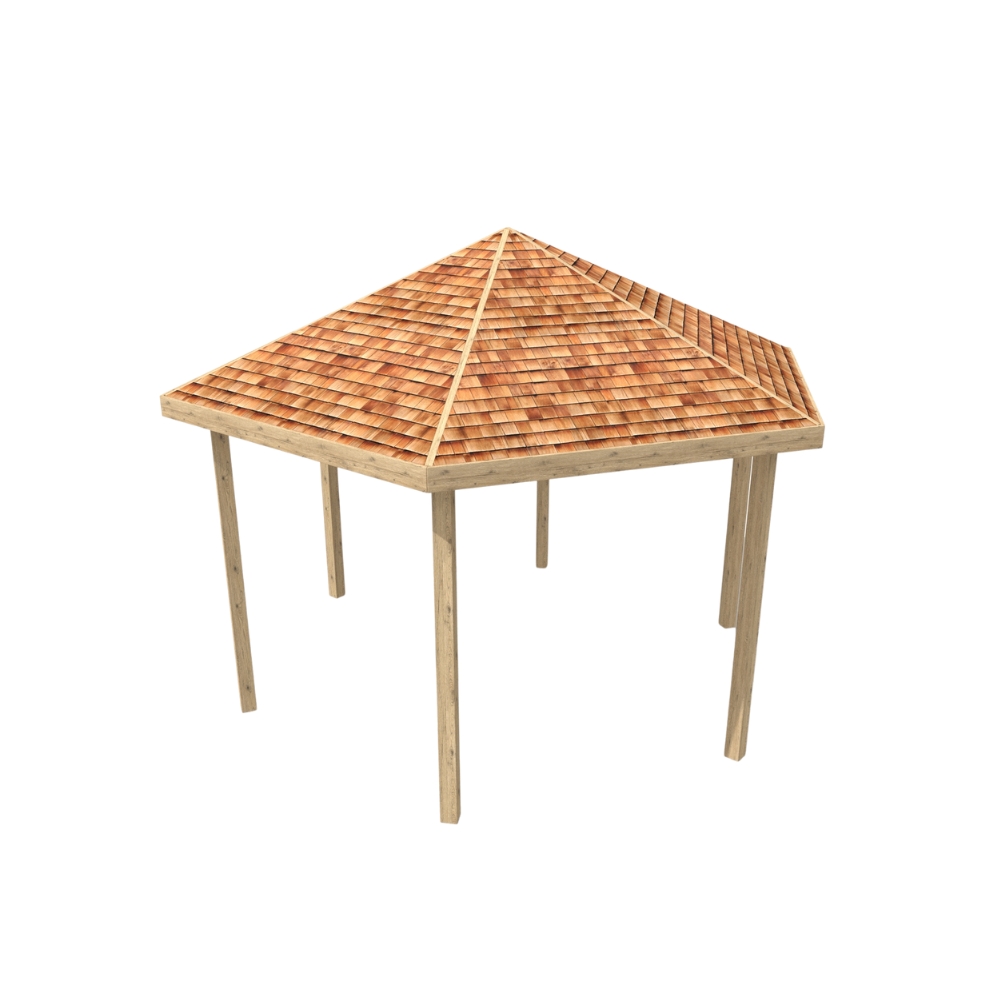 Cedar Shingle Roof Gazebo