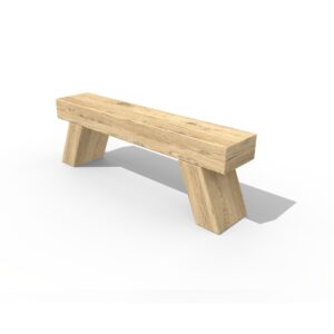 Freestanding Playground Equipment Sleeper Bench