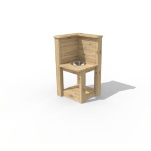 Freestanding Playground Equipment corner mud kitchen wash station