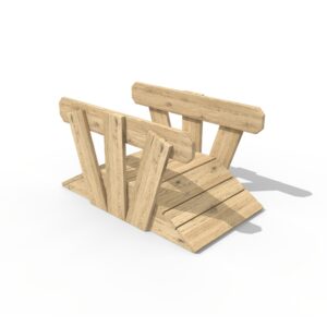 Freestanding Playground Equipment wooden bridge