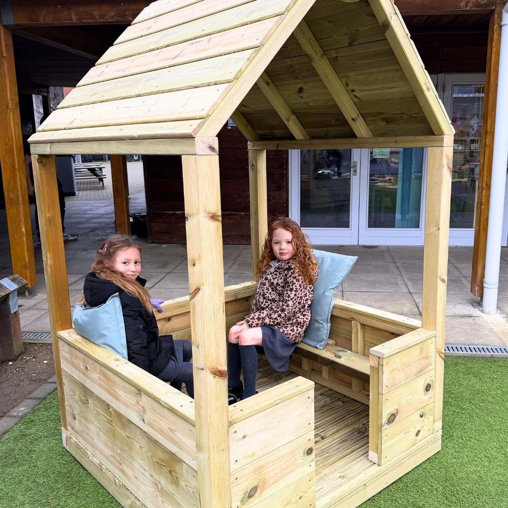 Wooden Play House for Playgrounds