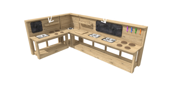 Modular Mud Kitchens for Schools