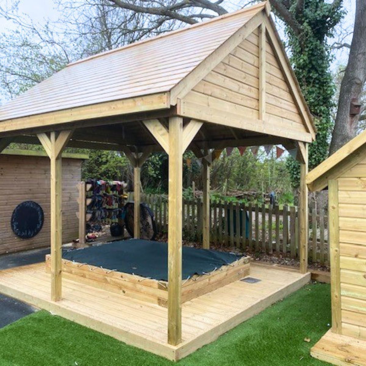 Custom Size Sand Pit - Bespoke Sand pit with roof by Everyday Play