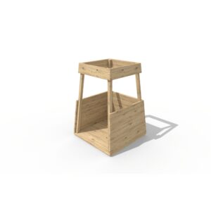 Freestanding mini teepee for schools and nurseries outdoor play equipment
