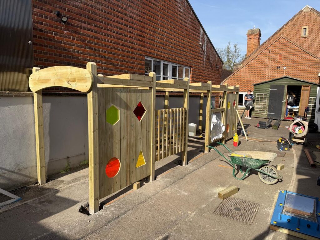 Sensory Walkway at Woodchurch Primary School by Everyday Play