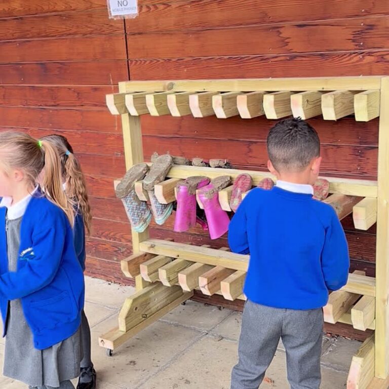 Welly Storage for Schools Welly Rack