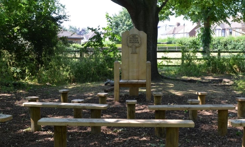 Story Telling Chair - Forest School Equipment - Reading Outdoors