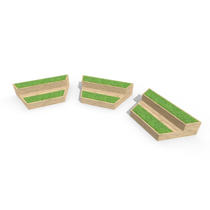 Tiered Seating for School Playgrounds