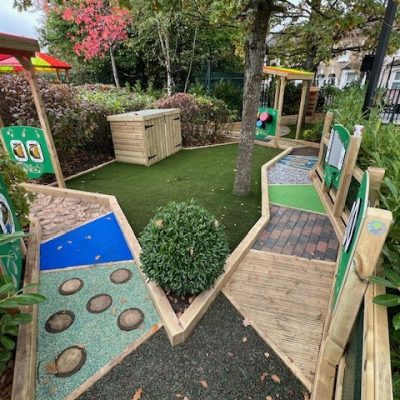 Downsell Primary School Playground - Downsell Primary School Sensory Playground - Playground Installers in London