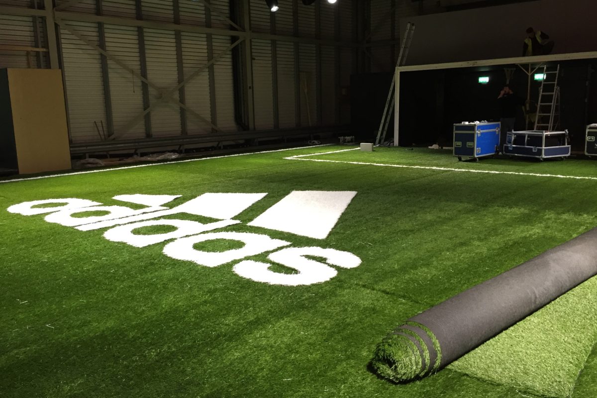 Artificial Grass Installer for Adidas Event in Surrey Artificial Grass Installer for Adidas Event in Surrey
