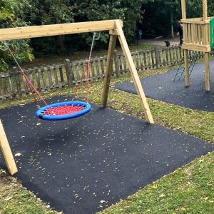 Basket Swing installation by Everyday Play