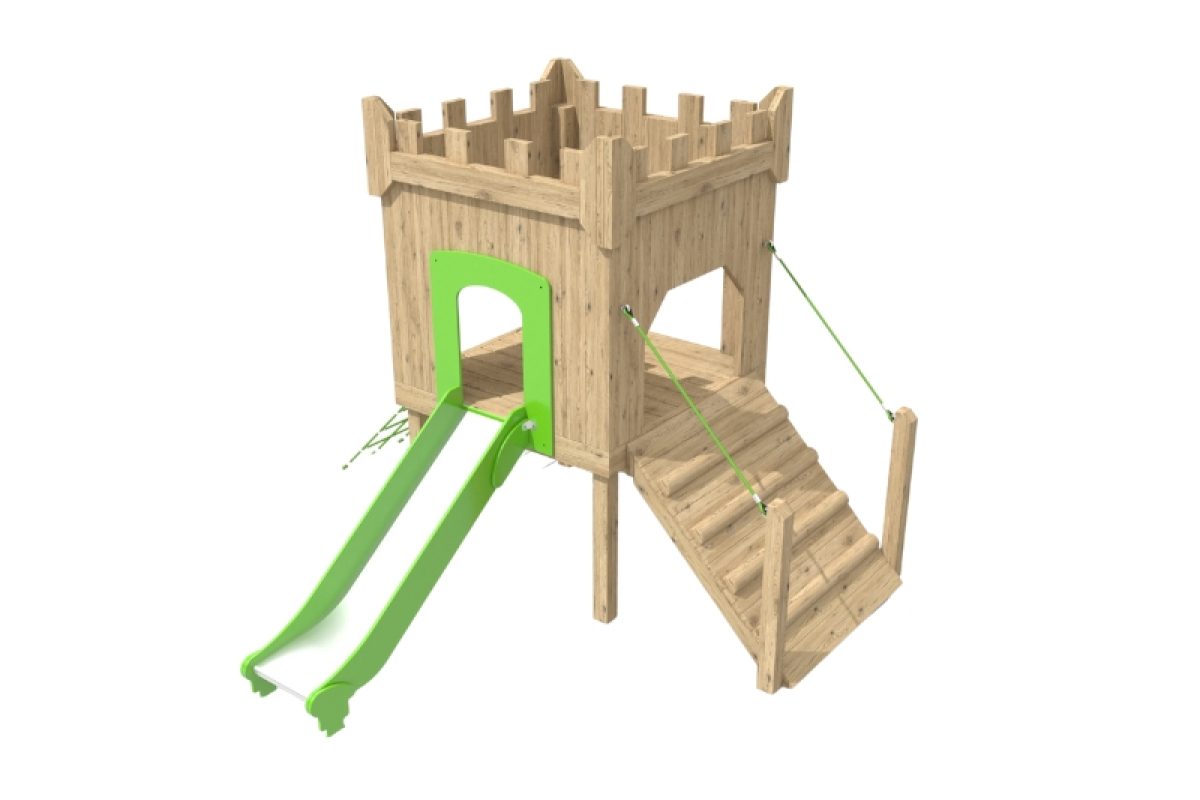 Castle Tower for younger years playground in Kent