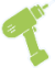 Drill Icon Green Drill Icon Green