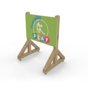 Freestanding Movable Play Panel Side