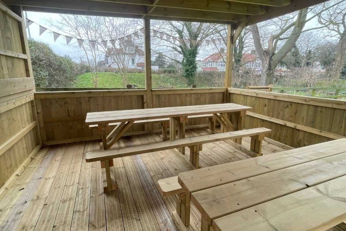 Outdoor Classroom (2) Wooden Outdoor Classrooms by Everyday Play