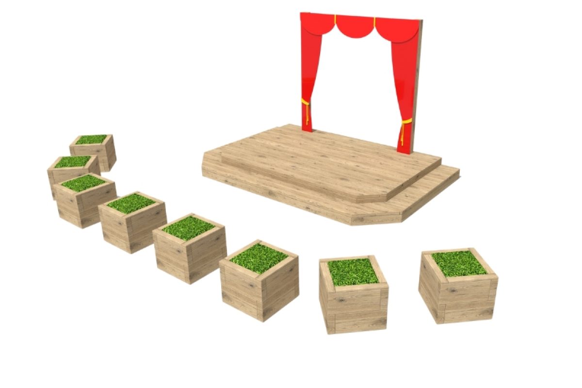 Star Stage for Playgrounds and Outdoor Stage for Schools Star Stage for Playgrounds and Outdoor Stage for Schools