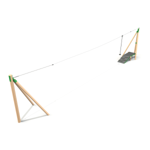 Timber 1 Way Aerial Runway Thumbnail for website