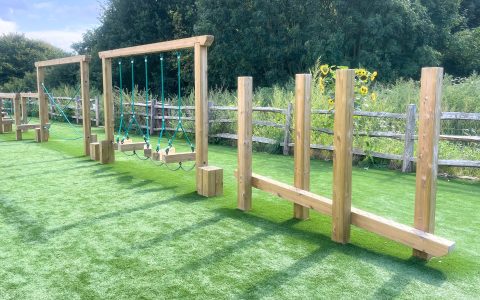 Trim Trail Installation in Kent - Playground Experts