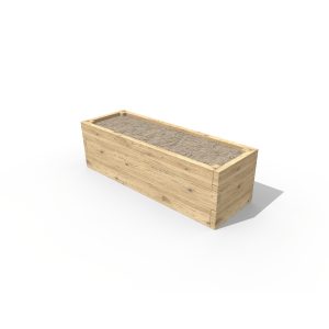 Triple Height Wooden Planter Triple Height Wooden Planter
