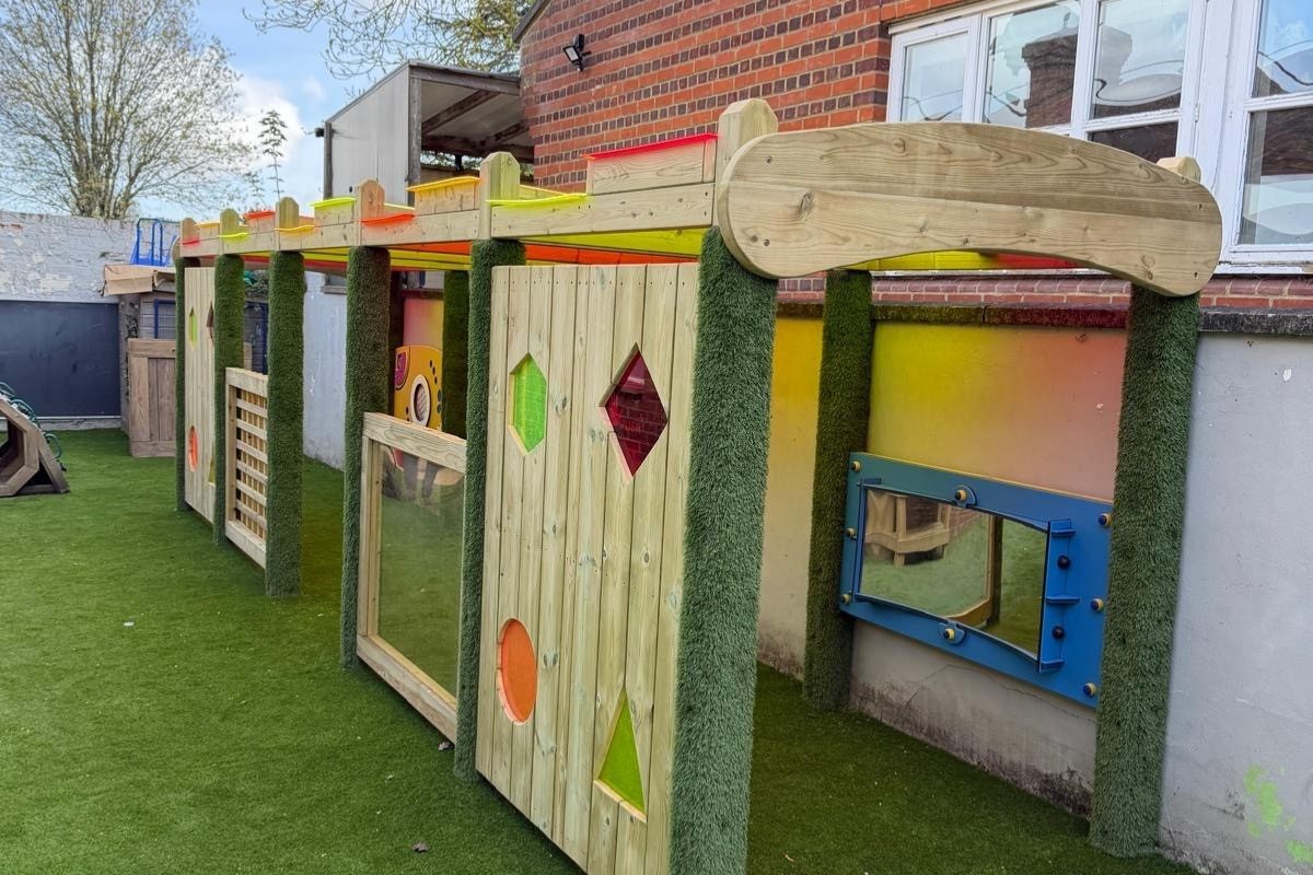 Sensory Walkway at Woodchurch Primary School by Everyday Play
