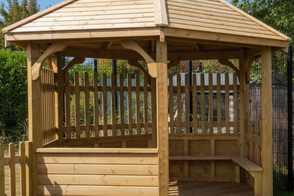 Wooden Gazebo for Schools Wooden Gazebo for Schools